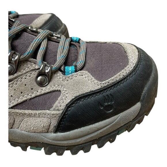 Bearpaw Gray and Teal Women's Hiking Shoes Size 6 EUC - Picture 3 of 9